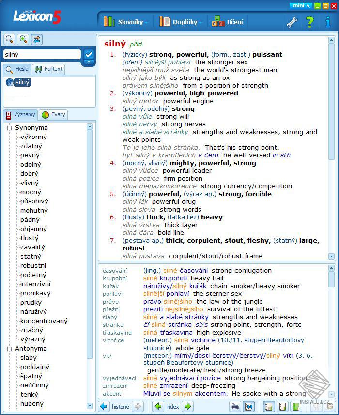 Lexicon 7 Anglický velký slovník
