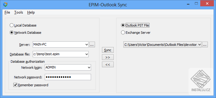 EPIM-Outlook Sync