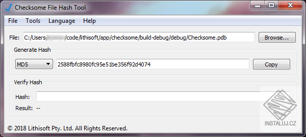 Checksome File Hash Tool