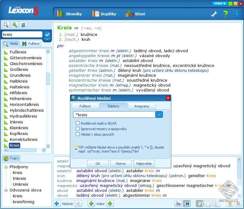 Lexicon 7 Německý technický slovník