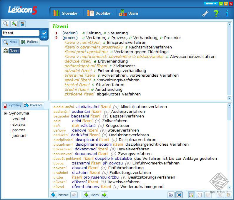 Lexicon 5 Německý právnický slovník