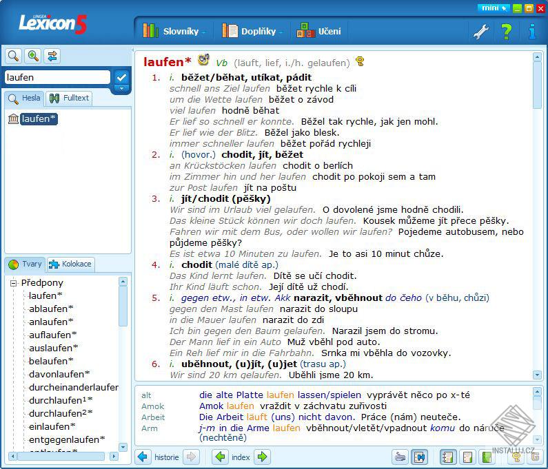 Lexicon 5 Německý slovník Platinum