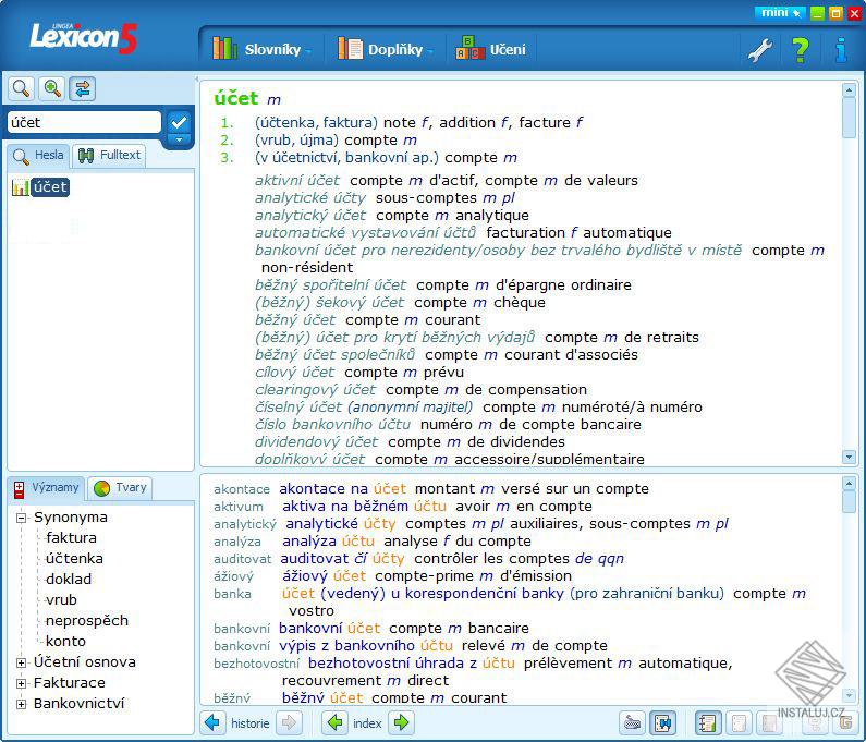 Lexicon 5 Francouzský ekonomický slovník