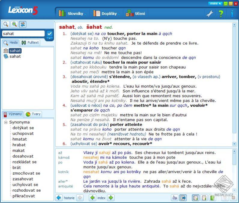Lexicon 5 Francouzský slovník Platinum