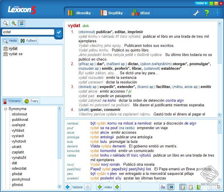 Lexicon 5 Španělský slovník Platinum