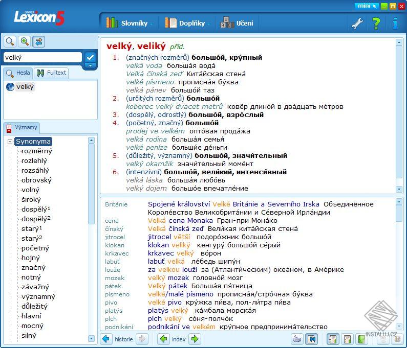 Lexicon 7 Ruský velký slovník