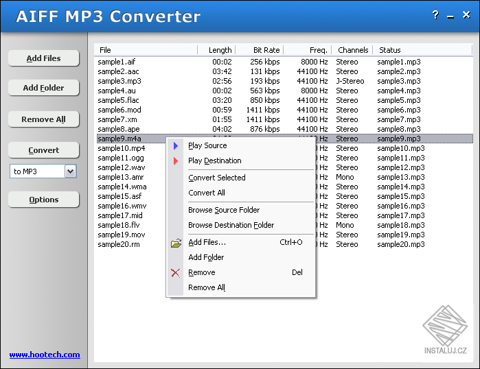 AIFF MP3 Converter