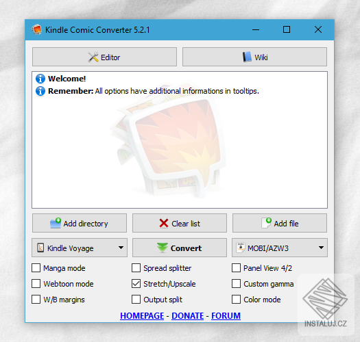 Kindle Comic Converter