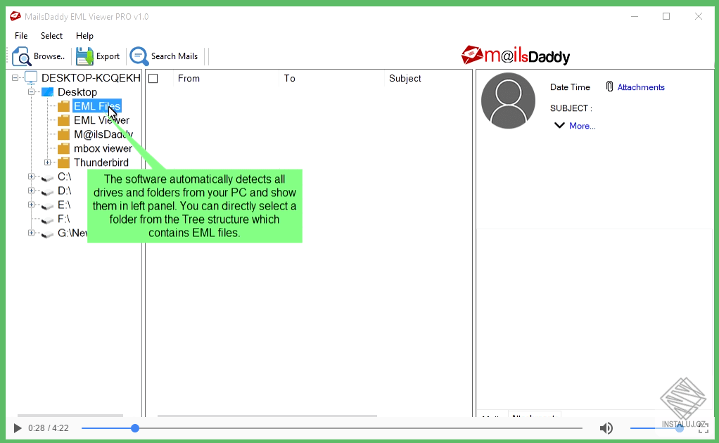 MailsDaddy Free EML Viewer