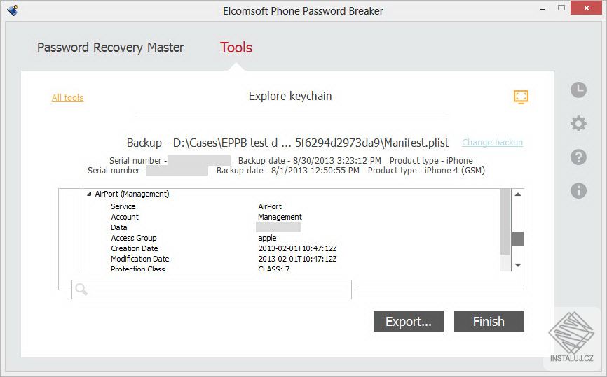Elcomsoft Phone Breaker