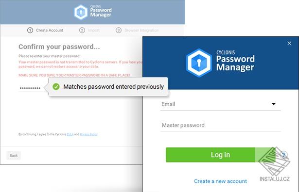 Cyclonis Password Manager