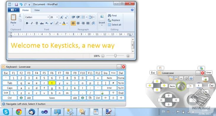 Keysticks