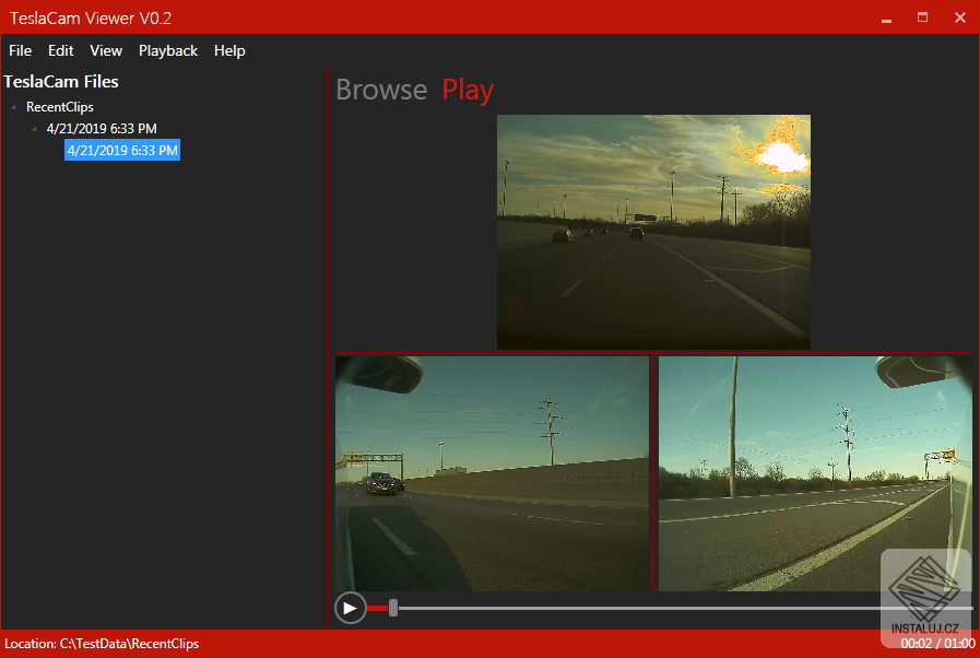 TeslaCam Viewer
