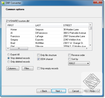 DBF Converter