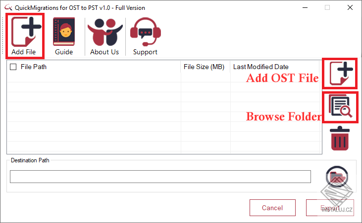 QuickMigrations for OST to PST