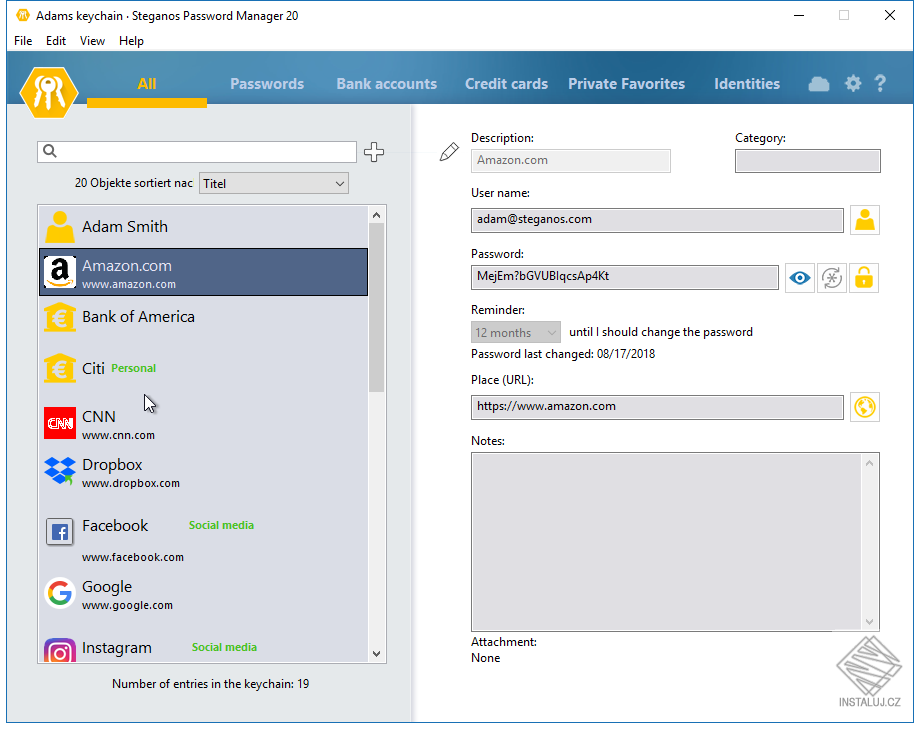 Steganos Password Manager