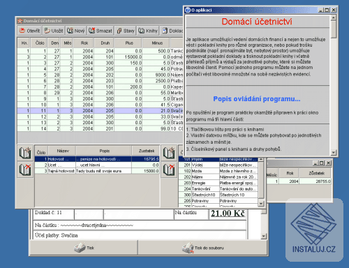 Domácí Účetnictví - Pokladna