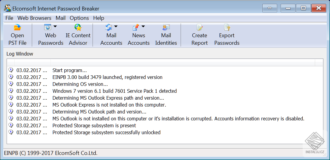 Elcomsoft Internet Password Breaker