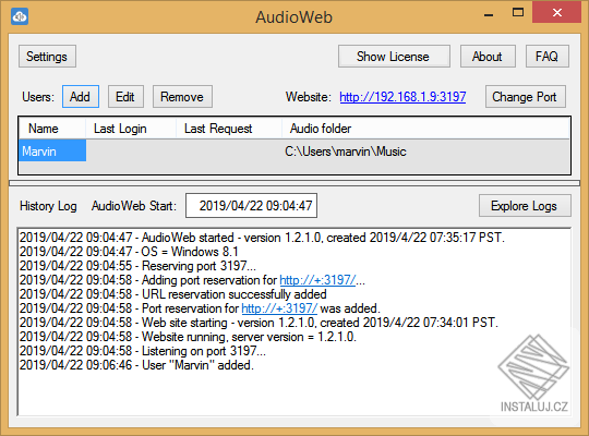 AudioWeb