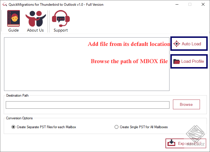 QuickMigrations for Thunderbird to Outlook
