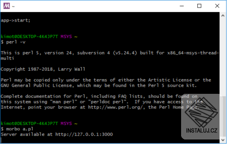 Strawberry Perl pro Windows