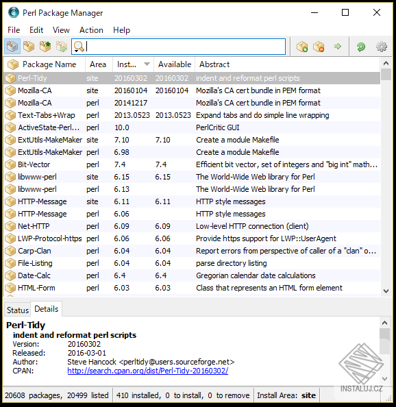ActivePerl pro Windows