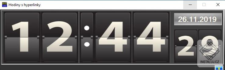 Hodiny s hyperlinky