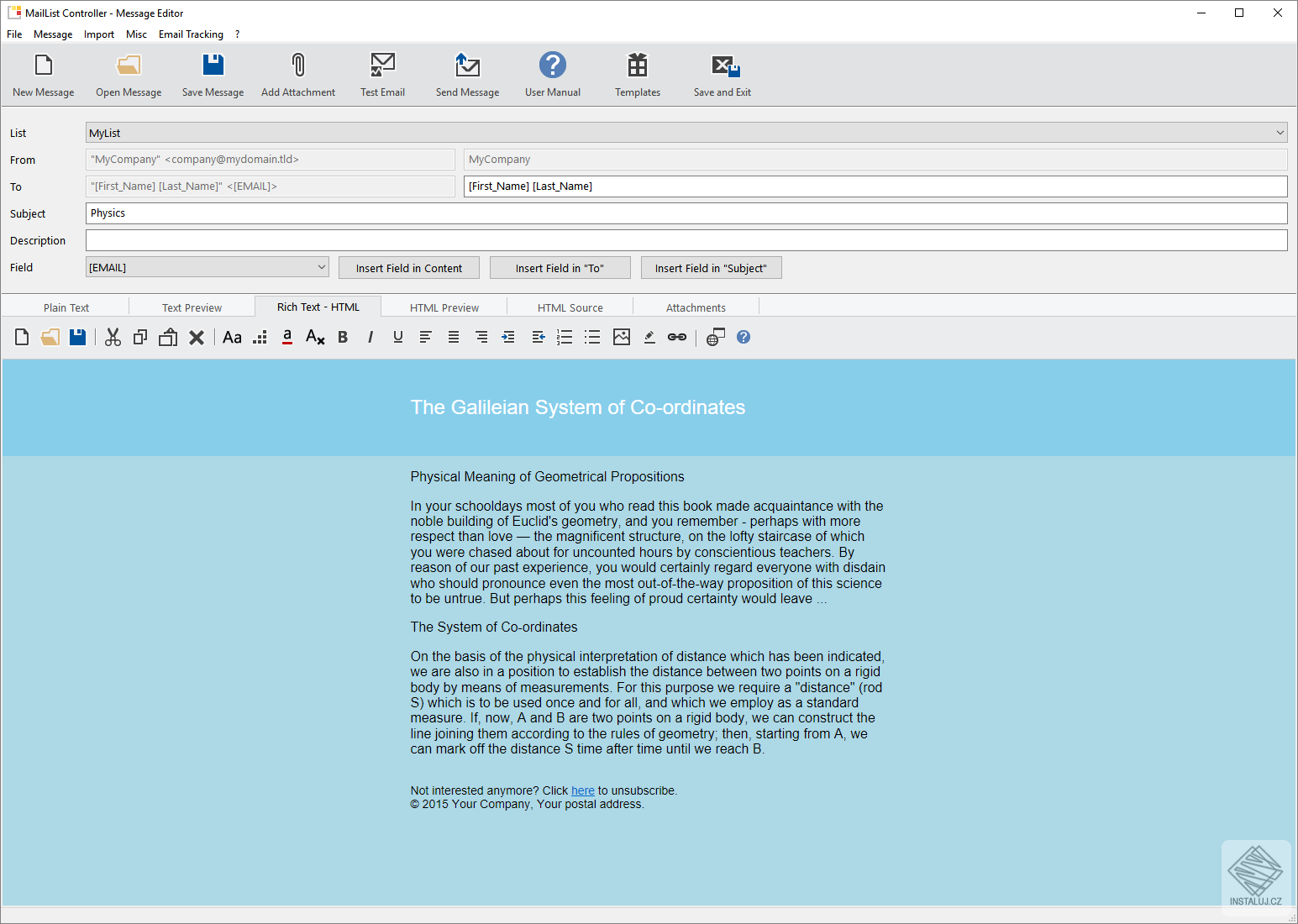Arclab MailList Controller