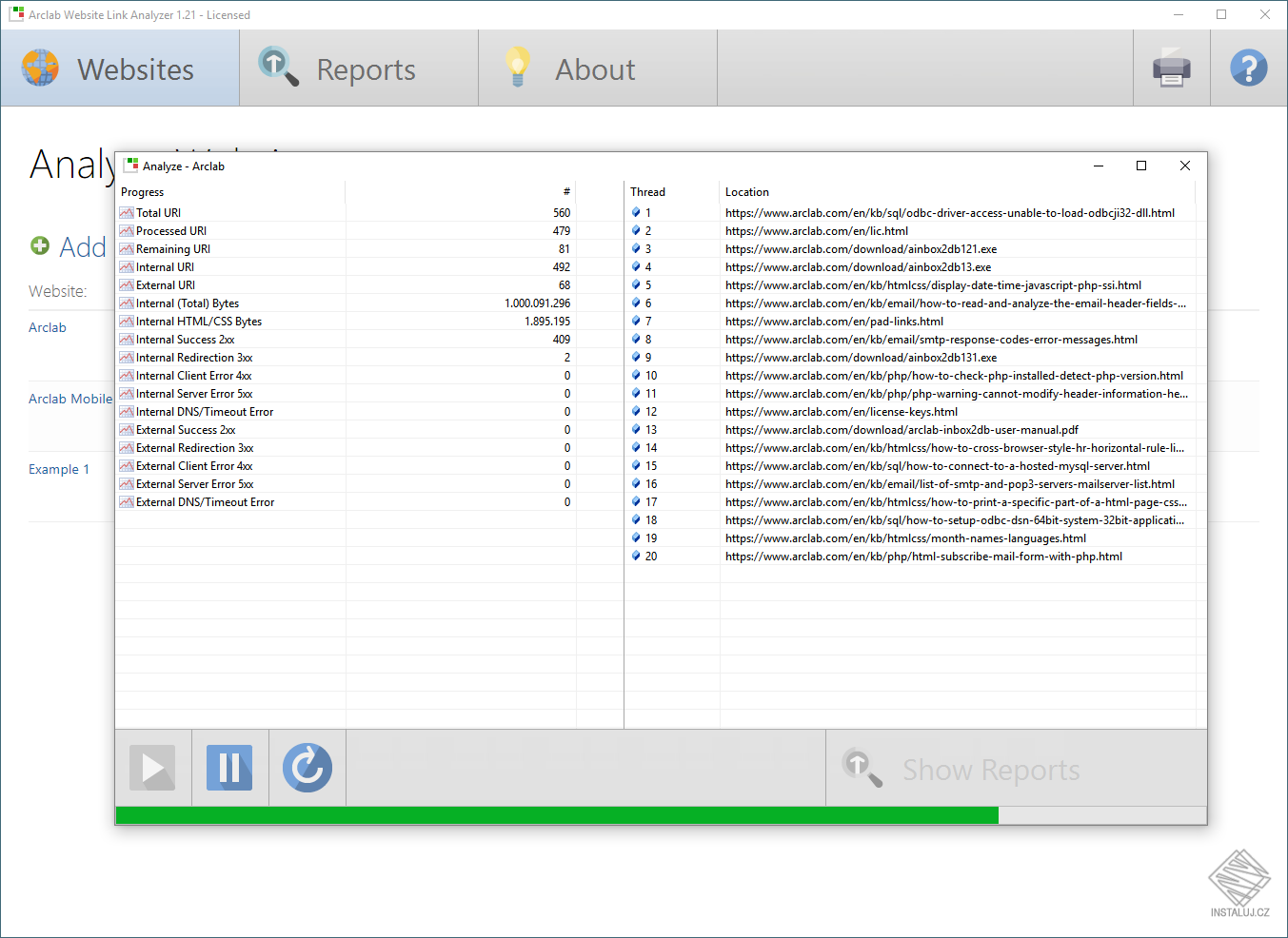 Arclab Web Link Analyzer