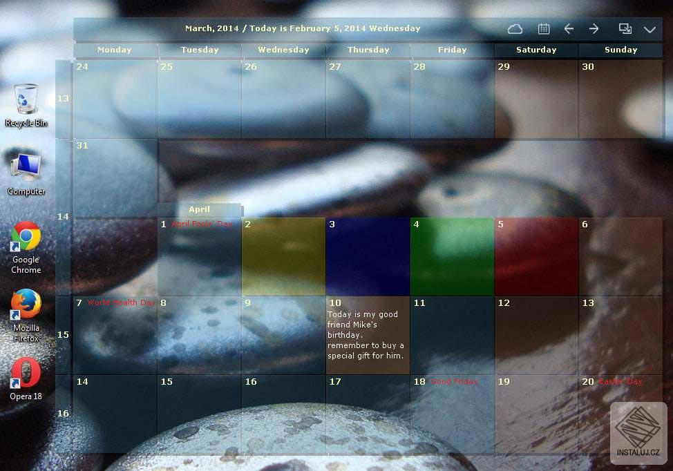 Calendar Desktop