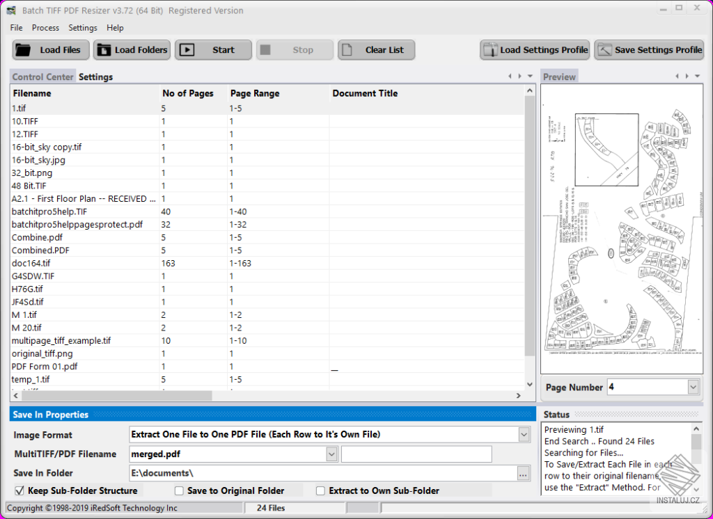 Batch TIFF & PDF Resizer