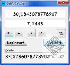 Gefts Calculator