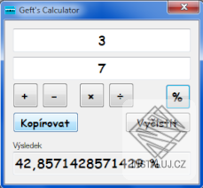 Gefts Calculator