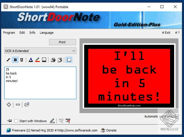 ShortDoorNote