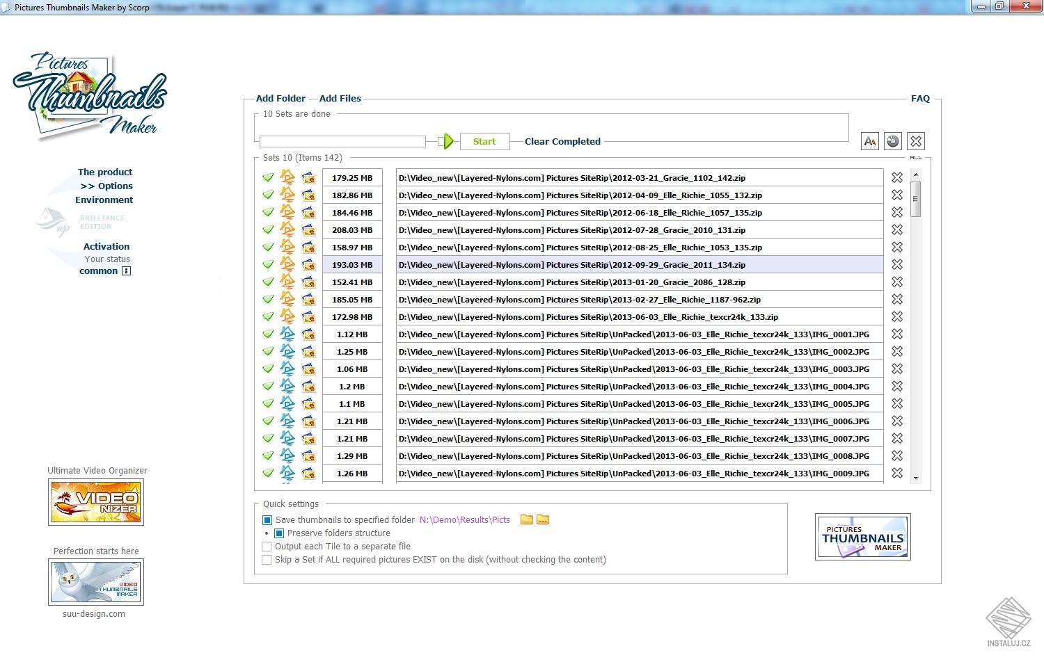 Pictures Thumbnails Maker