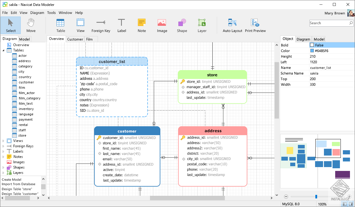 Navicat Data Modeler Lite