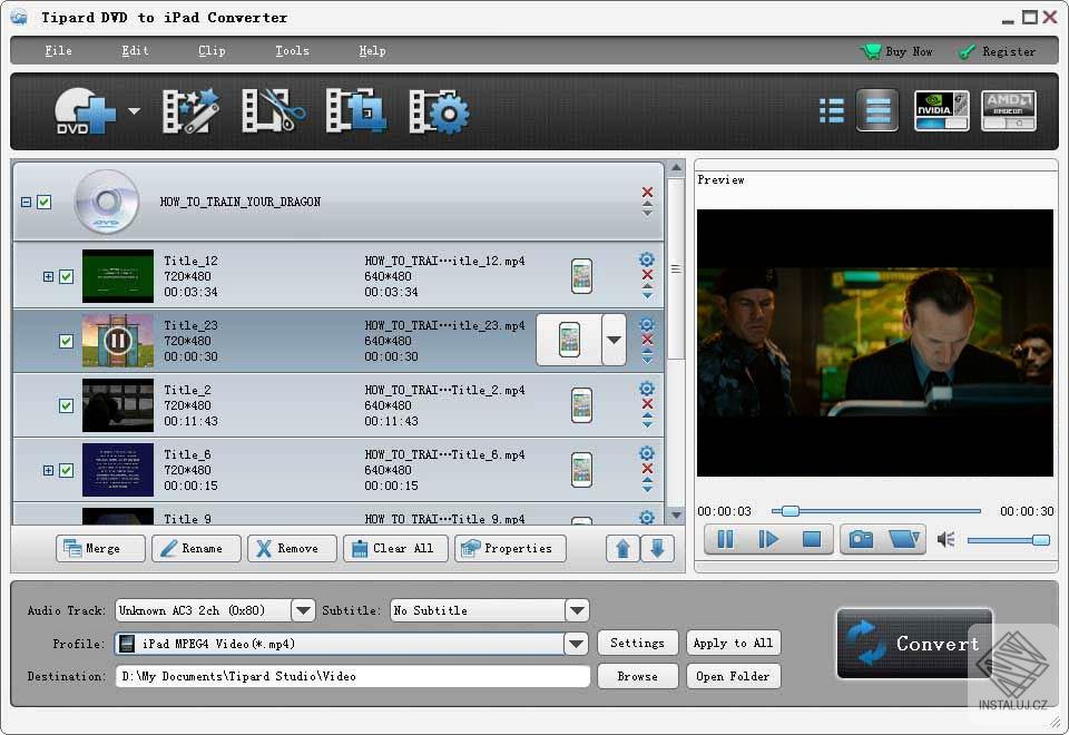 Tipard DVD to iPad Converter