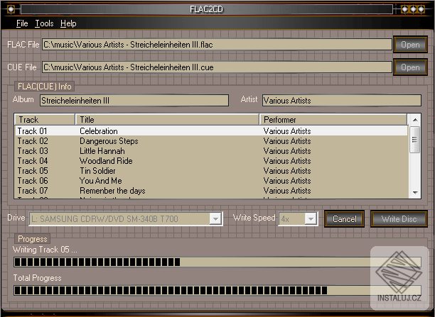 Flac2CD