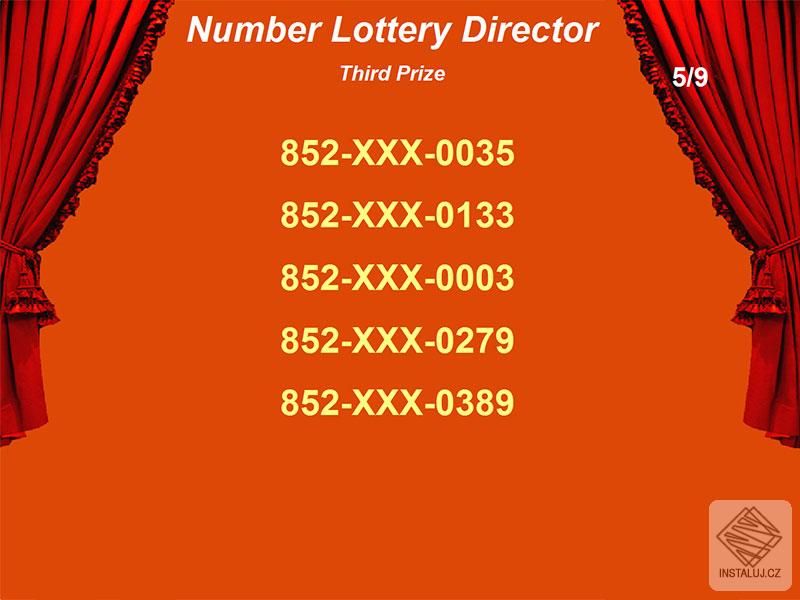Number Lottery Director
