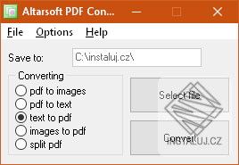 Altarsoft PDF Converter