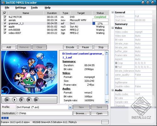 ImTOO MPEG Encoder