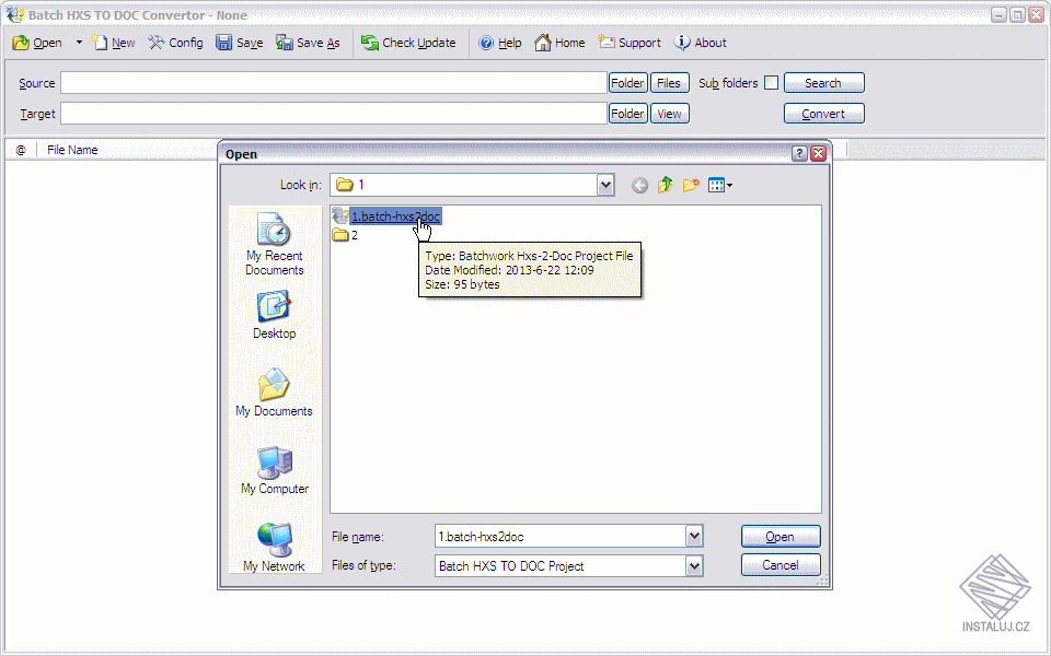 Batch HXS to Word Converter