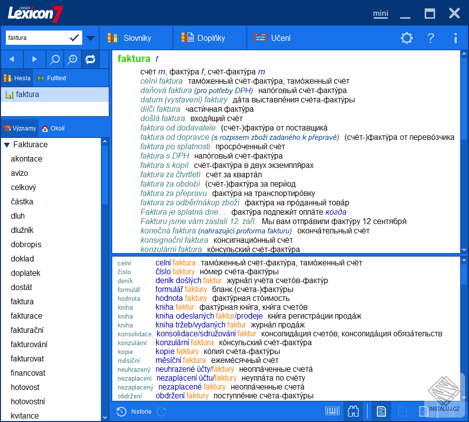 Lexicon 7 Ruský ekonomický slovník