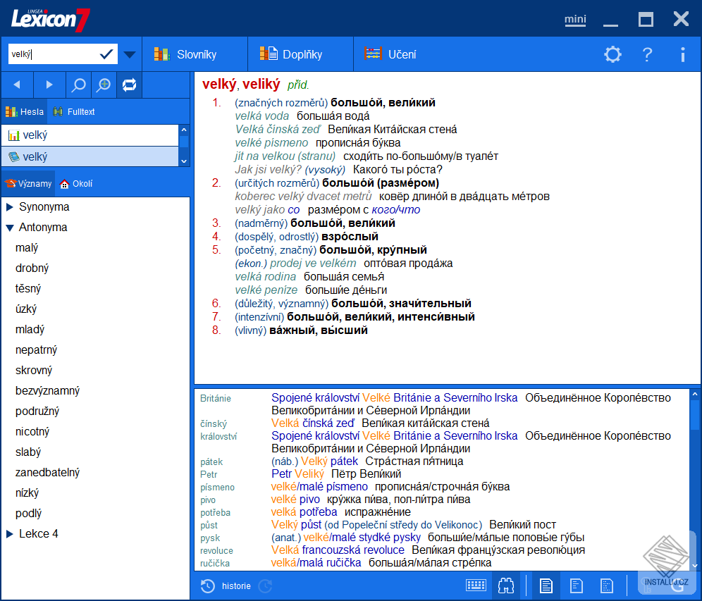 Lexicon 7 Ruský praktický slovník