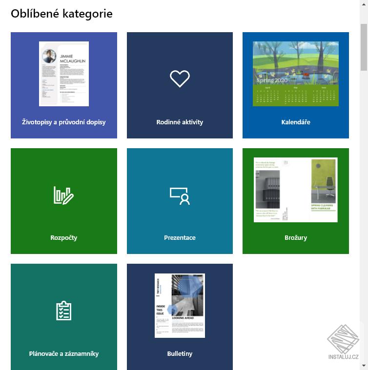 Šablony pro MS Office