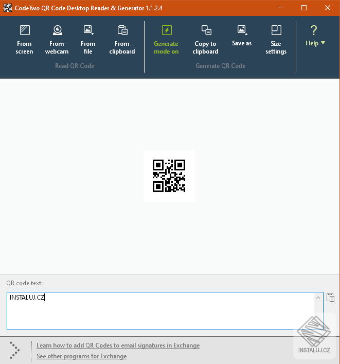 QR Code Desktop Reader & Generator