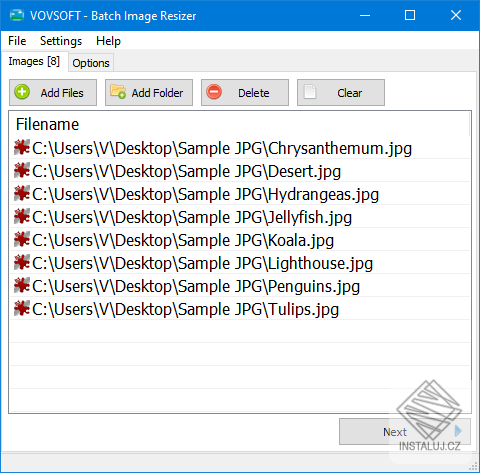 Vovsoft Batch Image Resizer