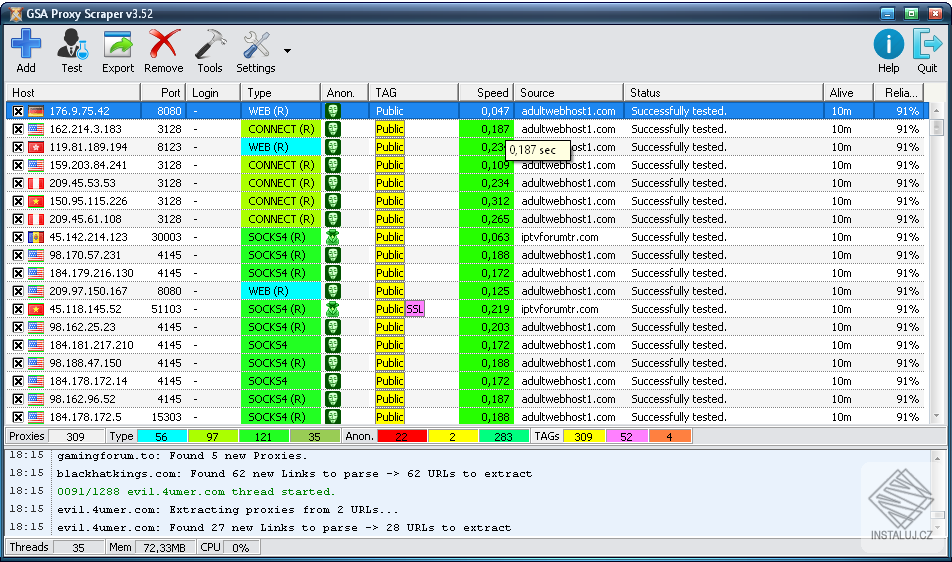 GSA Proxy Scraper