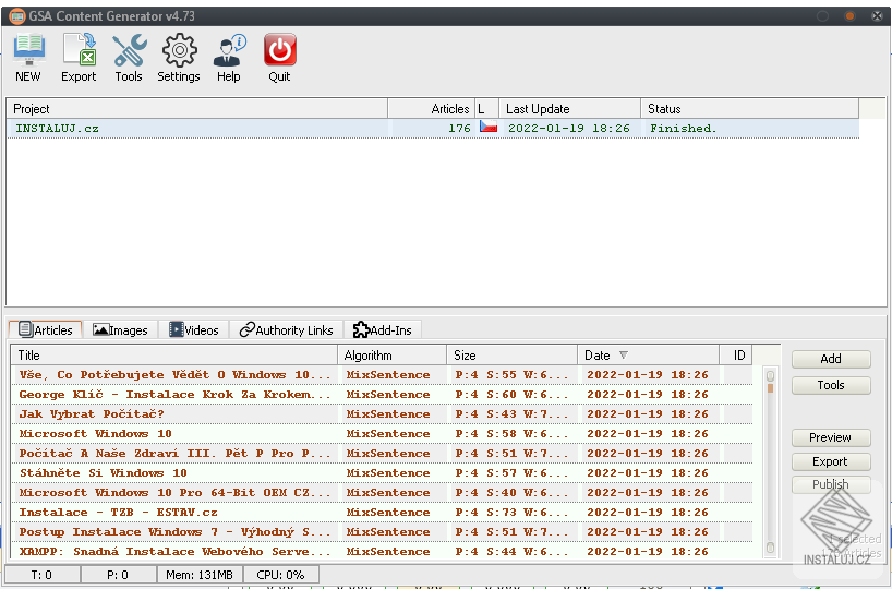 GSA Content Generator