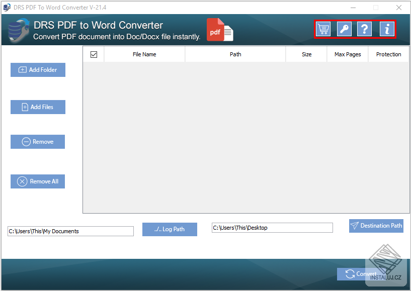 DRS PDF to Word Converter